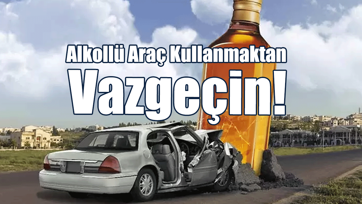 238 Promil Alkolle Direksiyon Başına Geçen Sürücü Kaza Yaptı