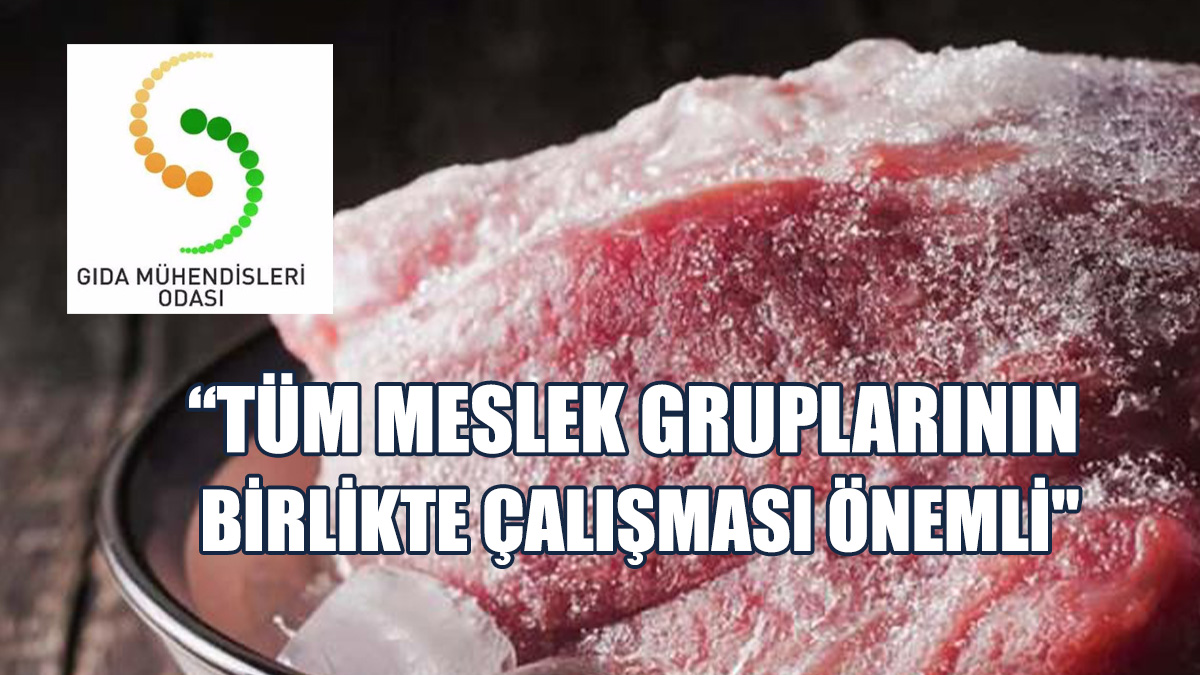 GMO, Donmuş İthal Et Konusunda Gıda Mühendislerinin Önemini Vurguladı