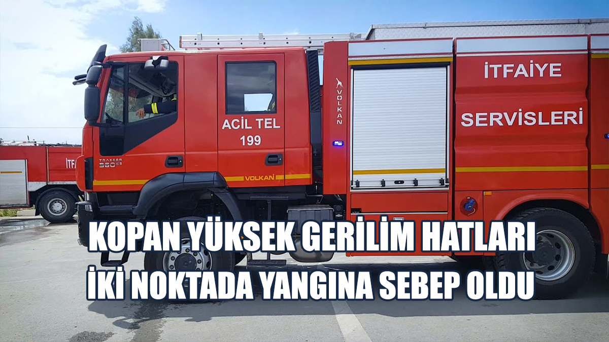 Güneşköy'de Yangın...