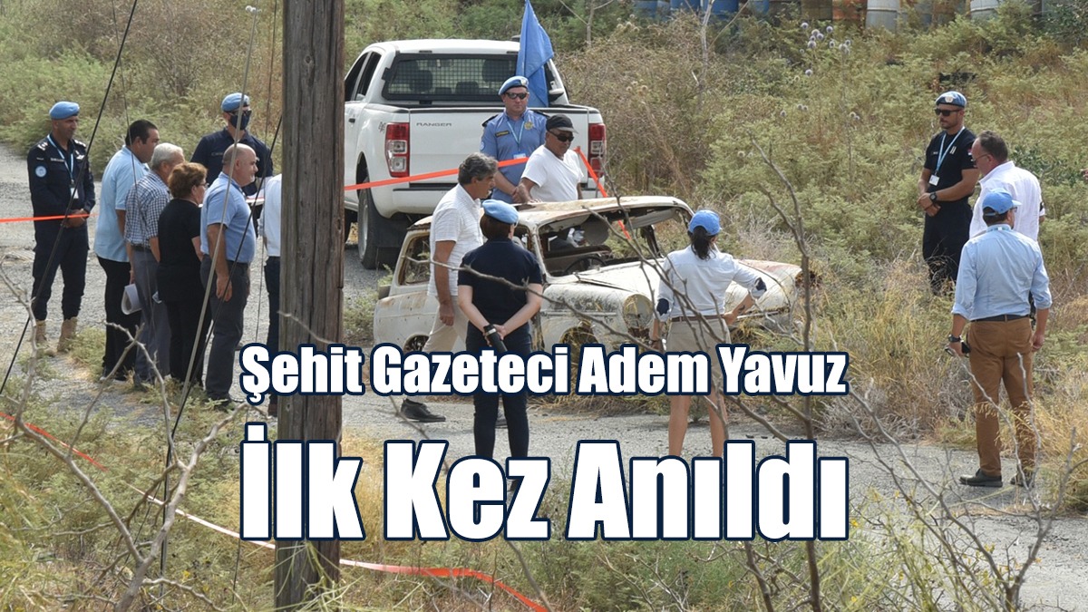 Şehit Gazeteci Adem Yavuz İlk Kez Anıldı