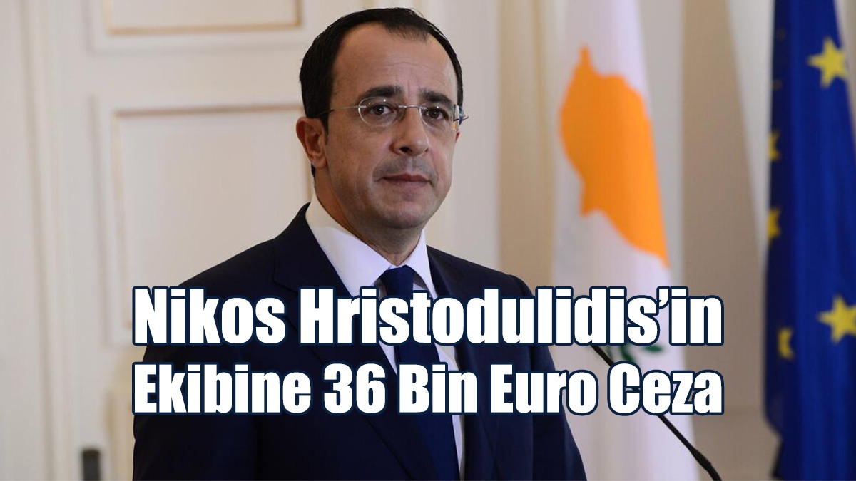 Nikos Hristodulidis’in Ekibine 36 Bin Euro Ceza