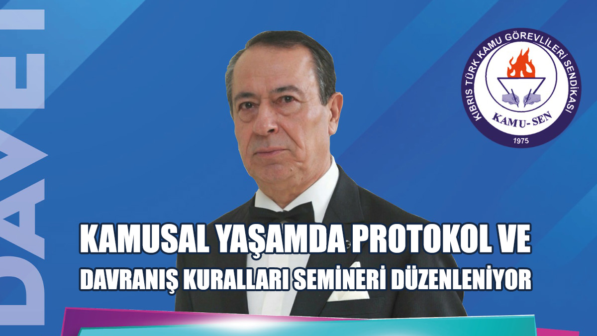 KAMUSEN Sosyal Sorumluluk Projeleri Kapsamında Seminer Düzenliyor