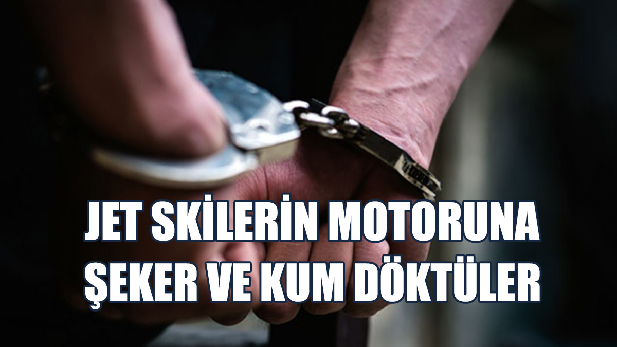 Jet Ski Ve Deniz Yataklarına Zarar Verdiler