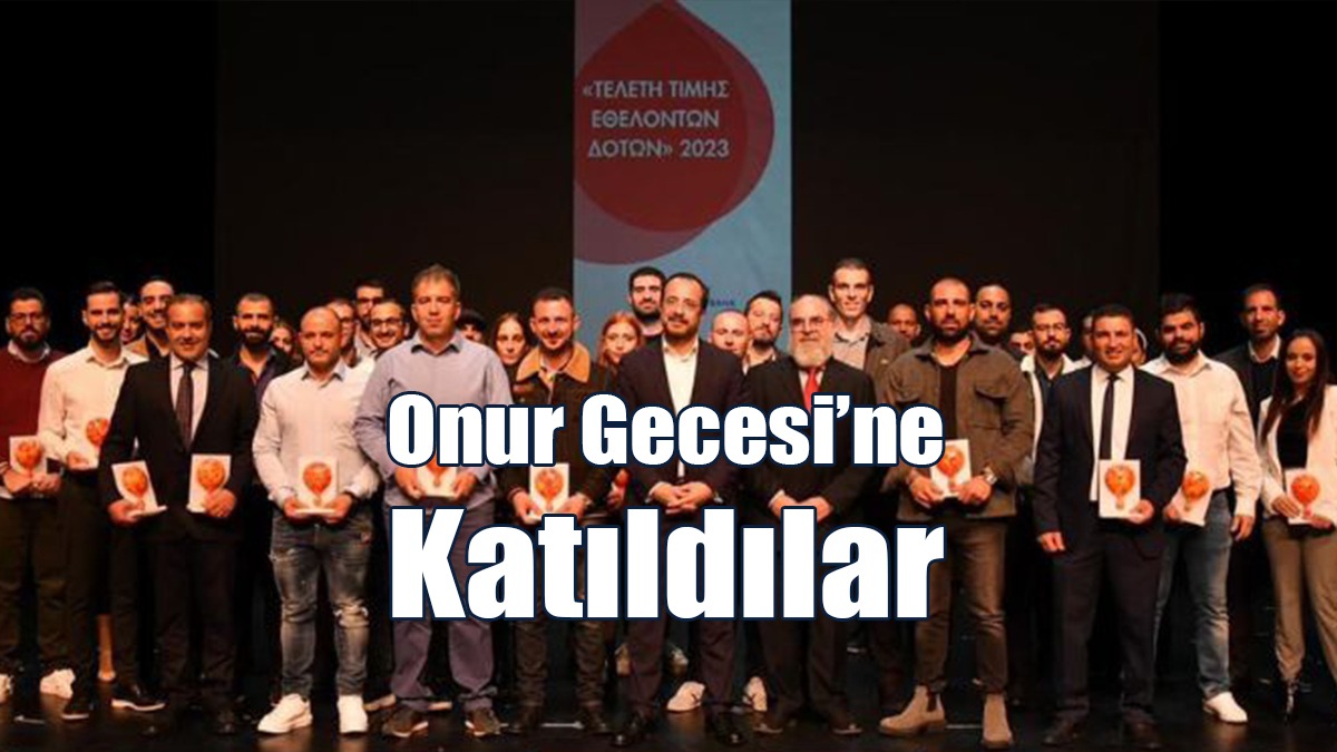 Kök Hücre Ve Kemik İliği Donörleri, Güney Kıbrıs’ta Onur Gecesi’ne Katıldı