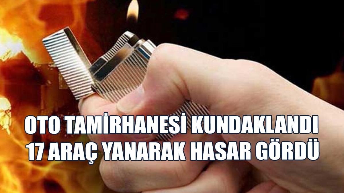 Güney Kıbrıs'ta Oto Tamirhanesi Kundaklandı