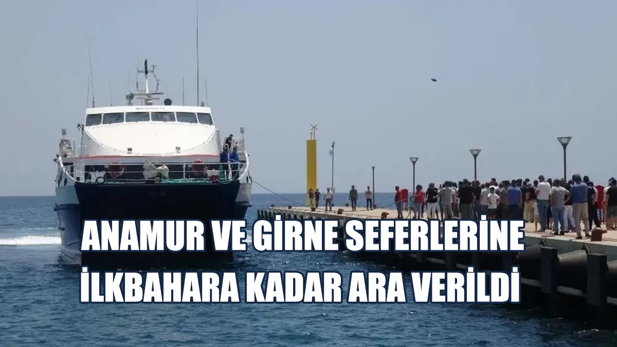 Deniz Otobüsü Seferlerine Ara Verildi