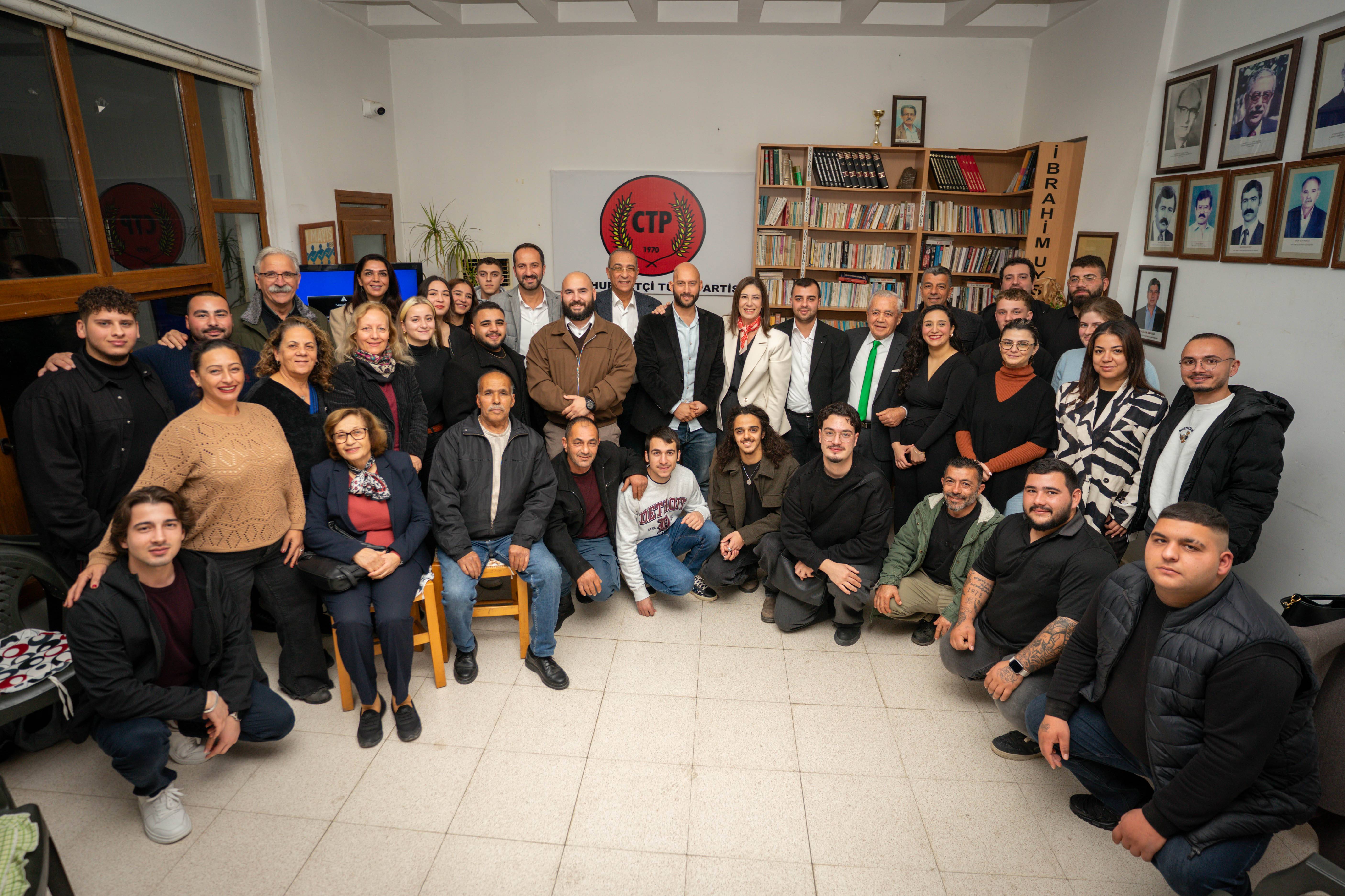 CTP Gençlik Örgütü Güzelyurt İlçe Başkanı yeniden Mustafa Özgören oldu