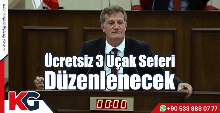 Ücretsiz 3 Uçak Seferi Düzenlenecek