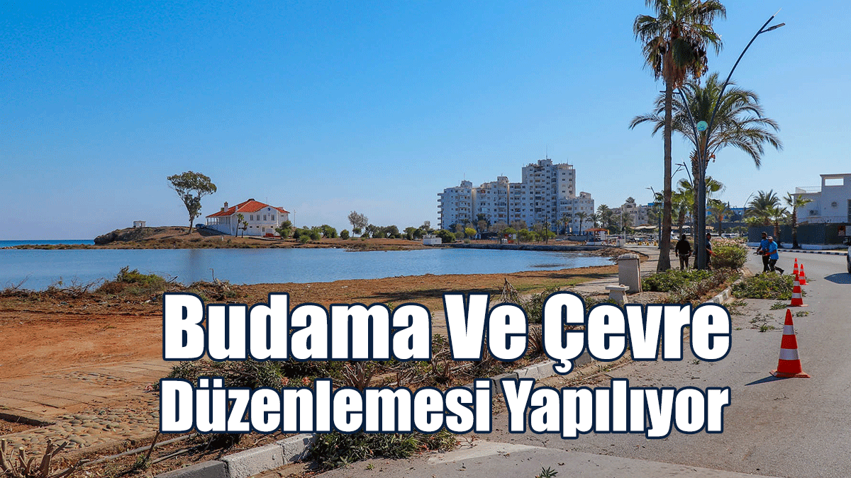 Gazimağusa Laguna Bölgesinde Budama Ve Çevre Düzenlemesi Yapılıyor