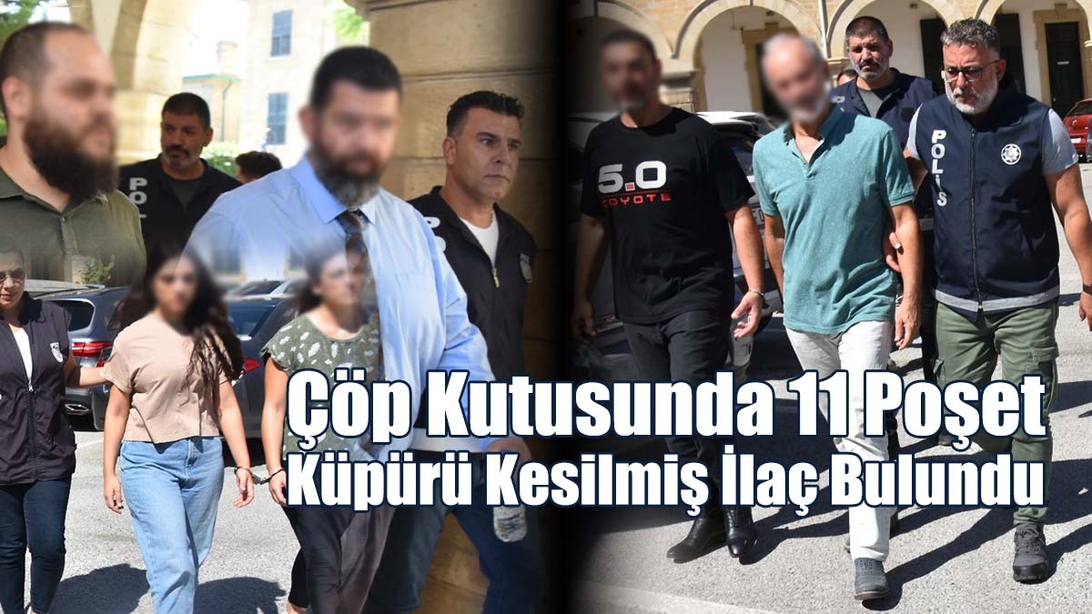 Haspolat’ta Çöp Kutusunda 11 Poşet Küpürü Kesilmiş İlaç Bulundu