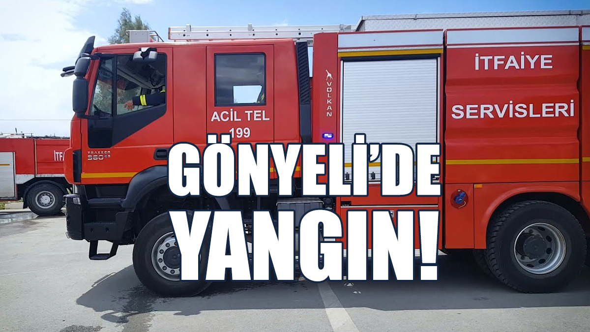 Gönyeli'de Yangın...