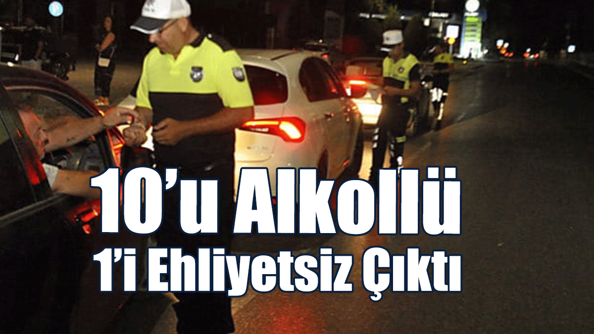 27 Araç Trafikten Men Edildi