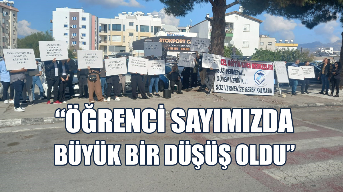 Bazı Kurs Ve Eğitim Merkezi Temsilcileri Eylemde...