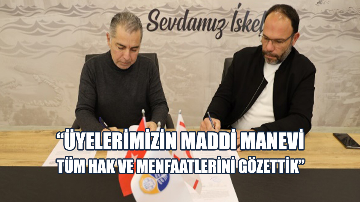Büro-İş İle İskele Belediyesi Arasında Toplu İş Sözleşmesi İmzalandı