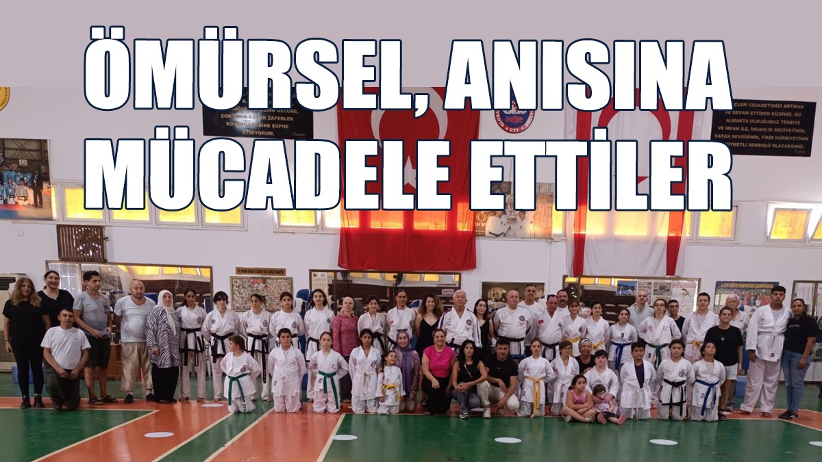 Cemal Ömürsel Taekwondo Şampiyonası Yapıldı