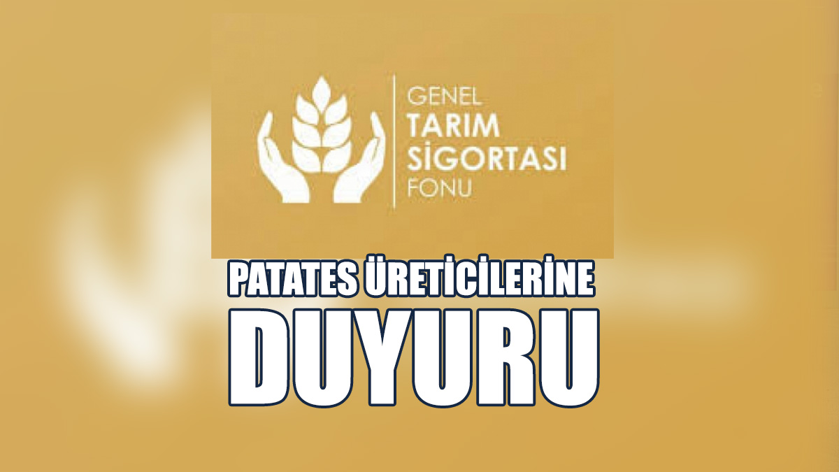 Genel Tarım Sigortası Fonu Listeleri Asıldı