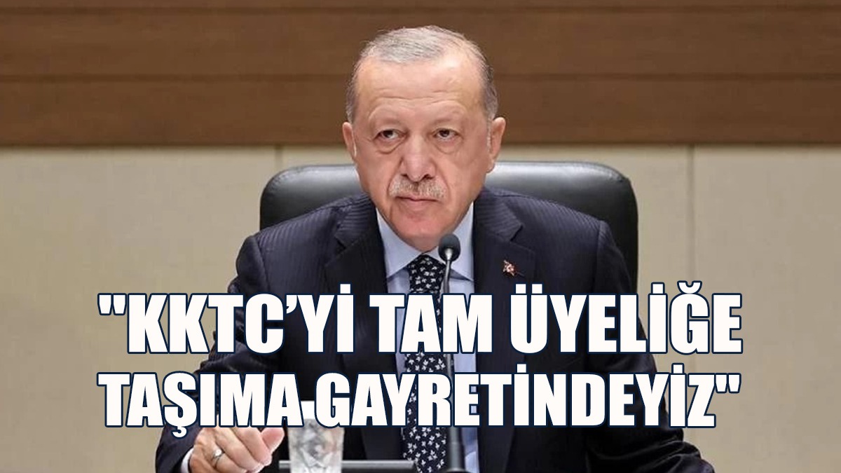 Erdoğan: KKTC Bizim Nezdimizde Türk Devletlerinin Tam Üyesidir