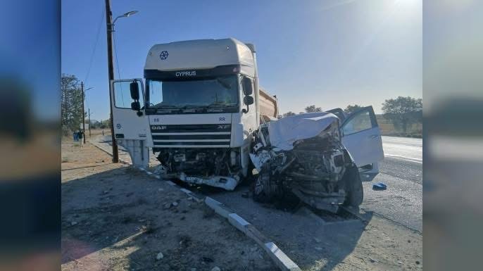 İskele-Ercan yolunda feci çarpışma: Bir kişi yaşamını yitirdi