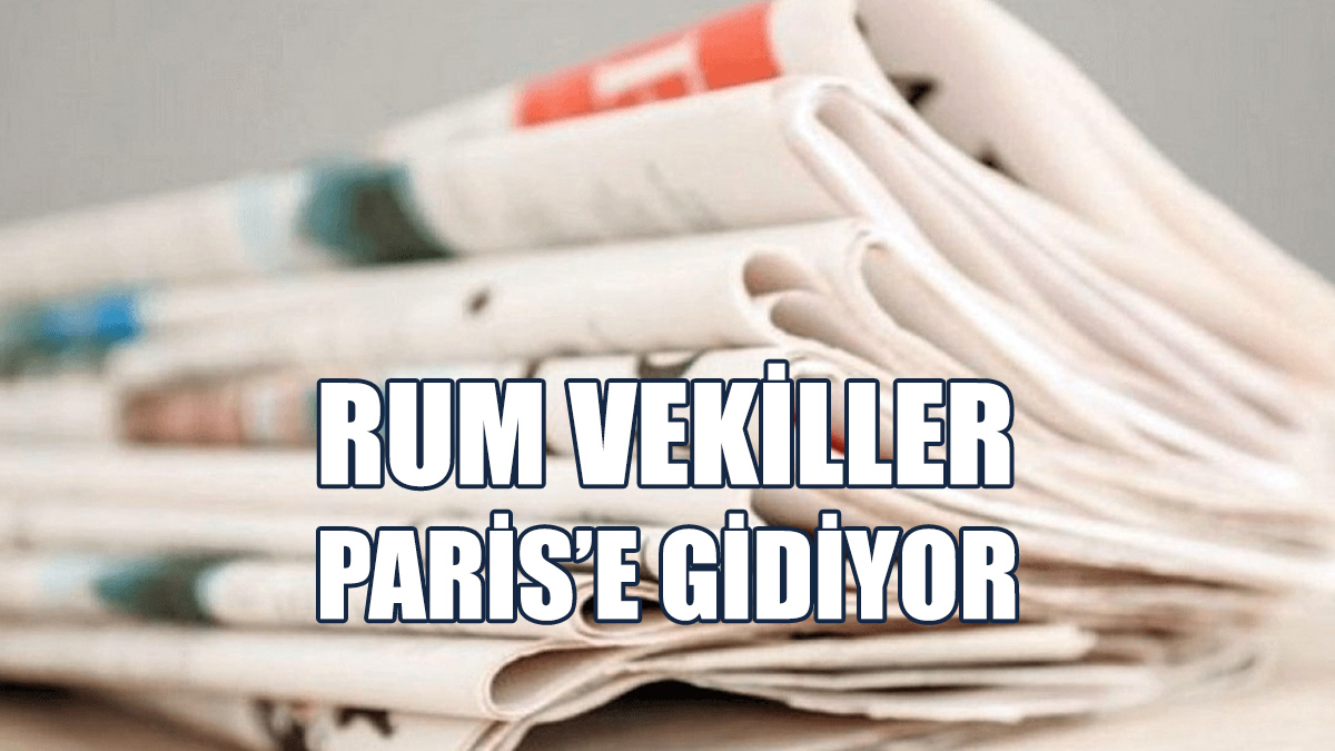 AKPM’deki Rum Heyet Başkanı Tornaridis Paris’e Gidiyor