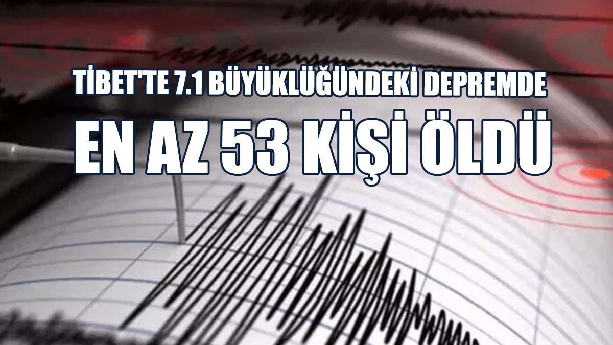 Tibet'te 7.1 Büyüklüğünde Deprem...