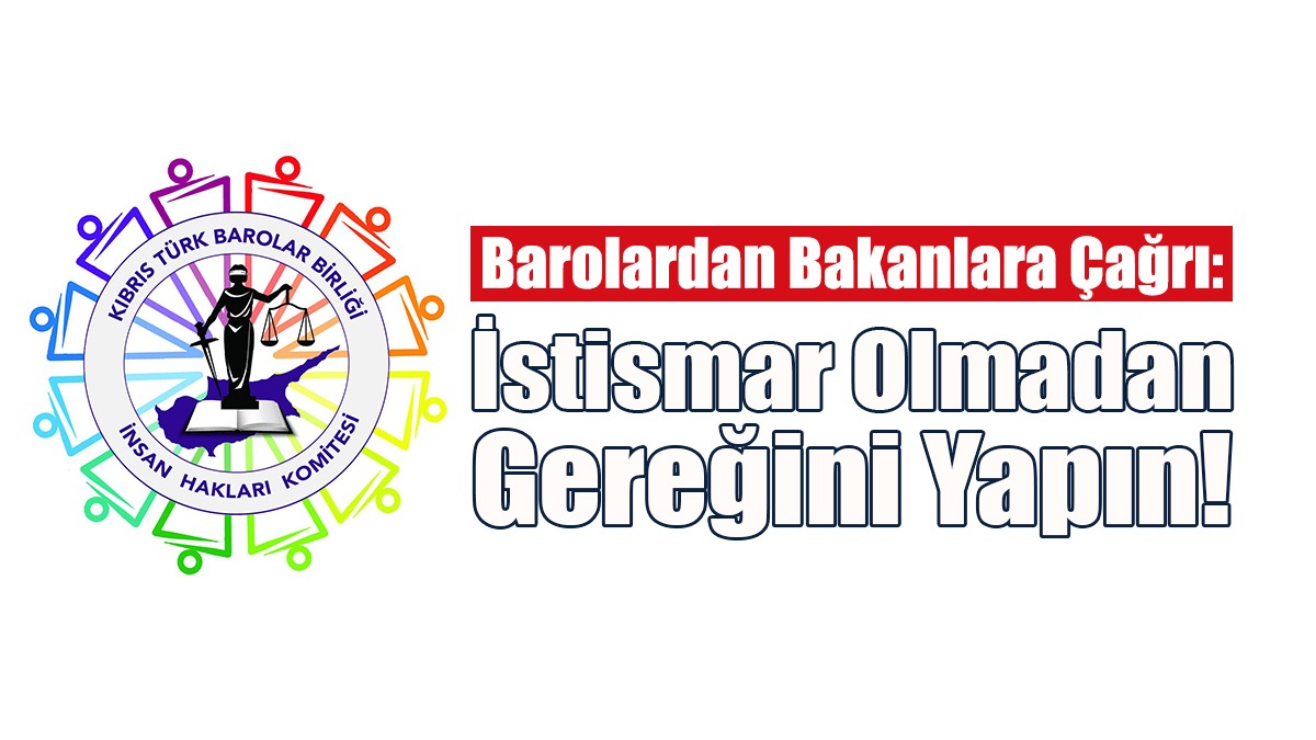Barolardan Bakanlara Çağrı: İstismar Olmadan Gereğini Yapın!