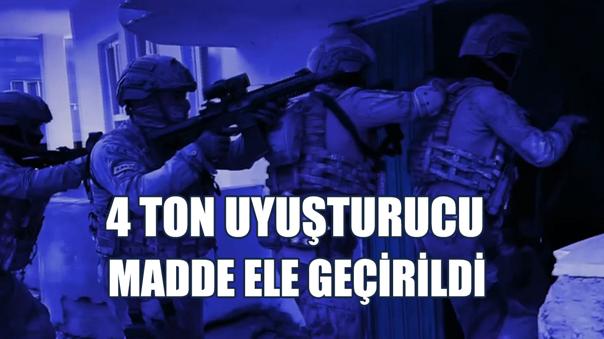 32 İlde Uyuşturucu Operasyonu Gerçekleştirildi