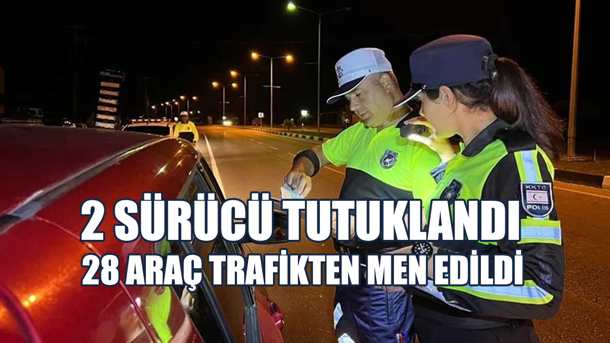 Trafik Denetimlerinde 458 Sürücü Rapor Edildi