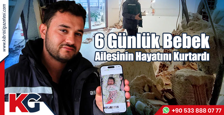 6 Günlük Bebek Ailesinin Hayatını Kurtardı