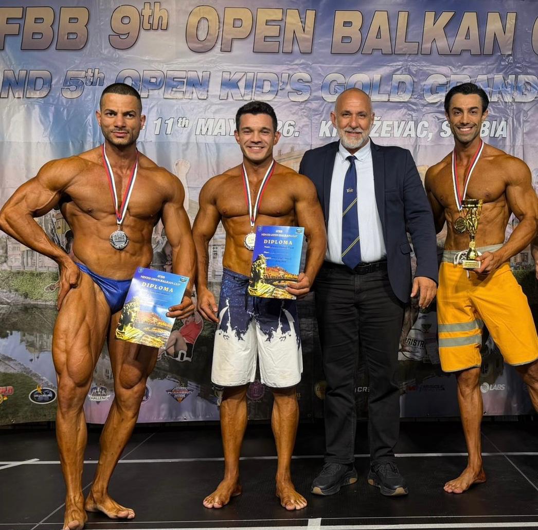 Vücut geliştirme sporcularımızdan Sırbistan’da büyük başarı