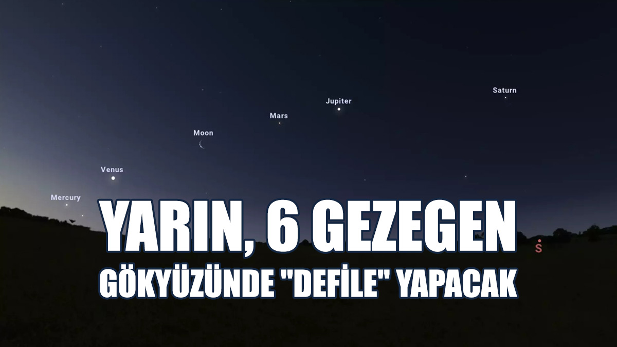 Jüpiter, Satürn, Venüs, Mars, Uranüs Ve Neptün Yarın Hizalanacak