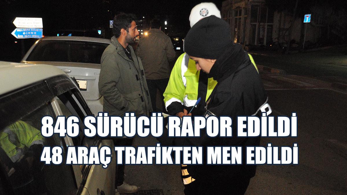 Dört İlçede Eş Zamanlı Asayiş Ve Trafik Denetimi…