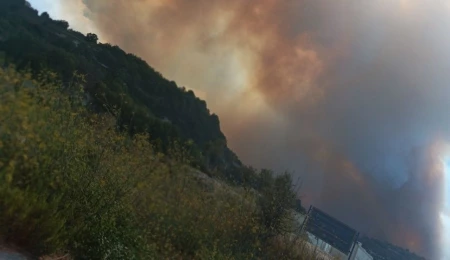 Baf’ta orman yangını: Müdahale sürüyor