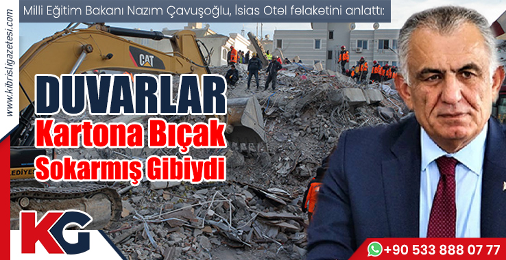 Çavuşoğlu: Duvarlar, Kartona Bıçak Sokarmış Gibiydi