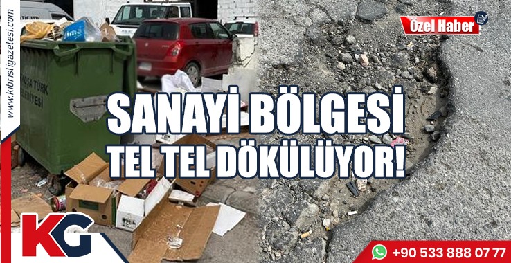 SANAYİ BÖLGESİ TEL TEL DÖKÜLÜYOR!