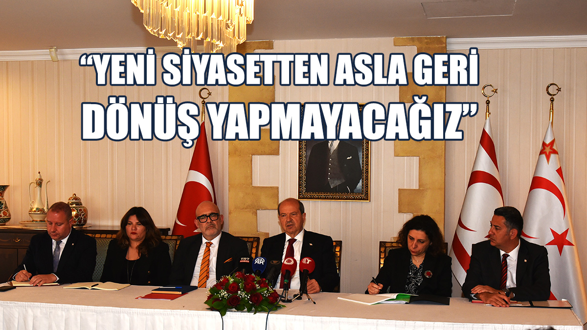 Cumhurbaşkanı Tatar Basın Toplantısı Düzenledi...