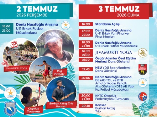 Karaoğlanoğlu Spor Oyunları ve Deniz Şenliği başlıyor