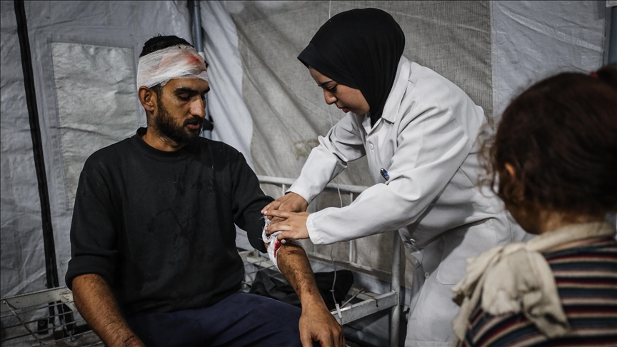 Gazze'de sağlık sistemi çökme noktasında...