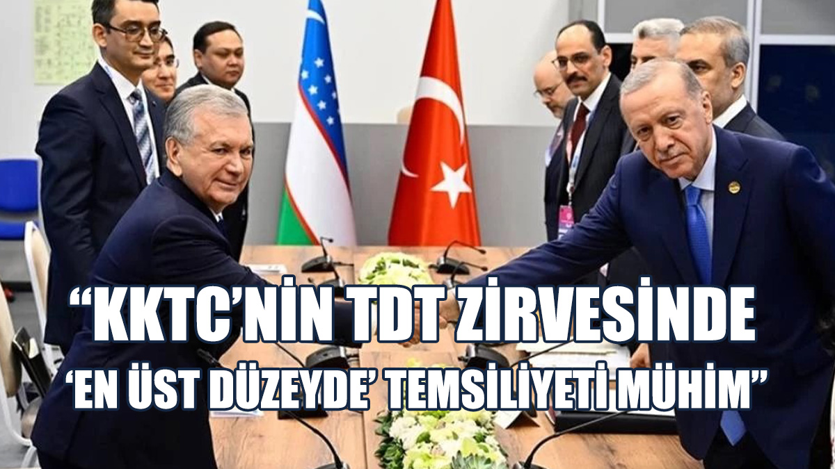 Erdoğan: KKTC’nin TDT Zirvesinde "En Üst Düzeyde" Temsiliyeti Mühim