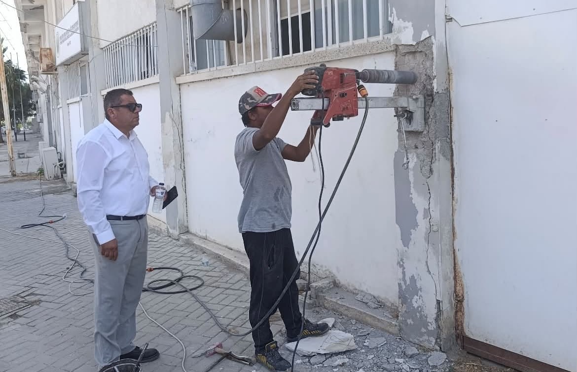 Atatürk Stadı'nda deprem dayanıklılığı için karot testi