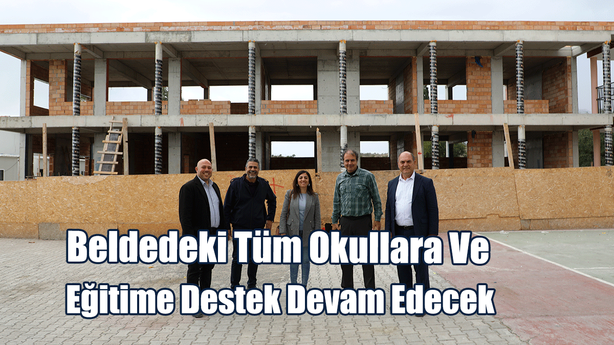 Karavezirler: Beldedeki tüm okullara ve eğitime destek devam edecek