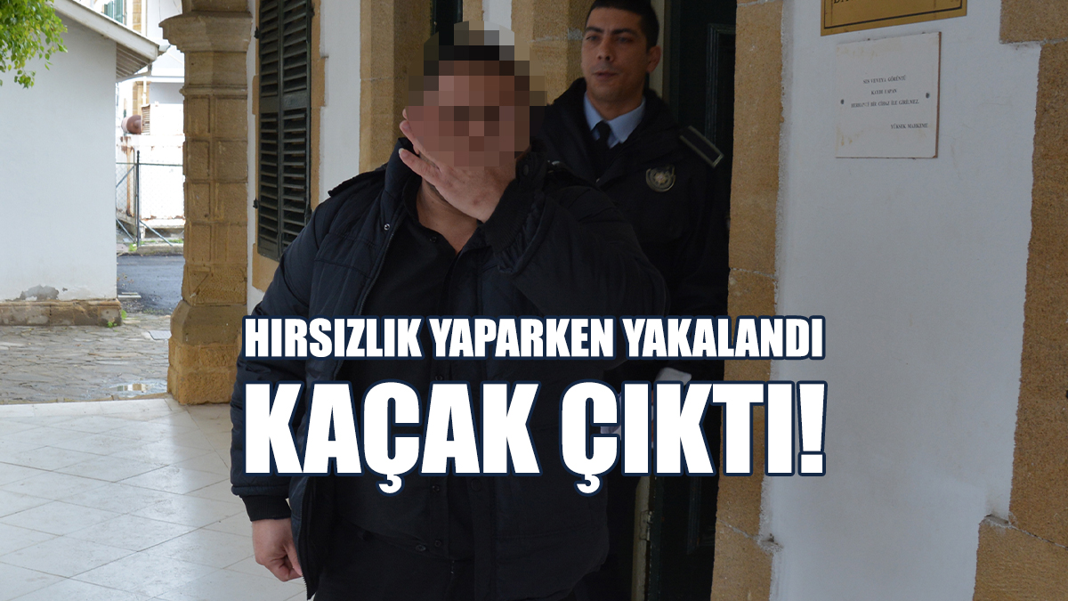 Hırsızlık Yapan Şahıs Kaçak Çıktı!