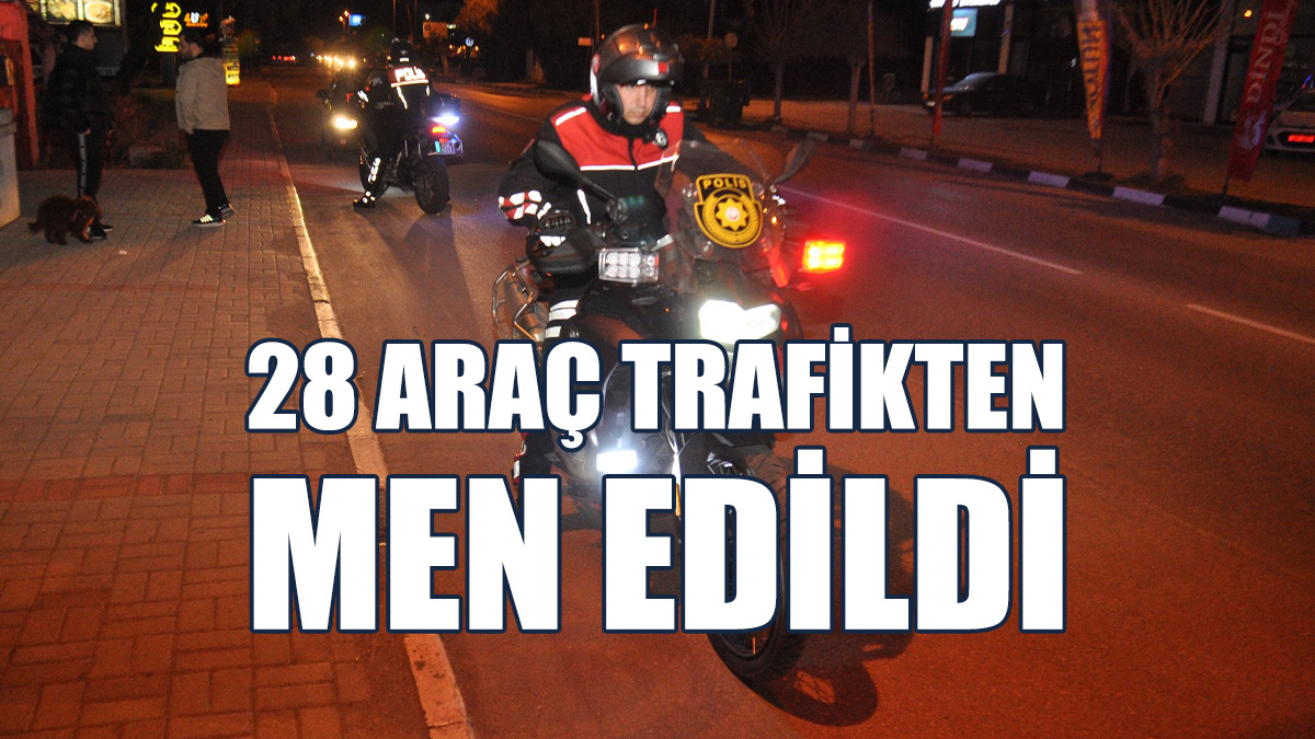 Polisin Dünkü Denetimlerinde 392 Sürücü Rapor Edildi