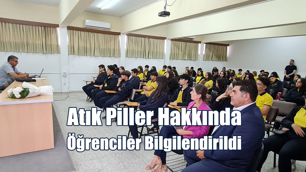 Çevre Koruma Dairesi Atık Piller Hakkında Öğrencileri Bilgilendirdi