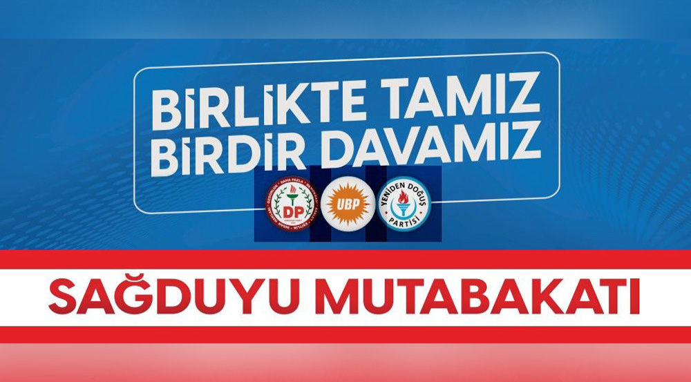 UBP, DP ve YDP, Tatar’a desteklerini bu akşam "Sağduyu Mutabakatı" etkinliğinde duyuracak