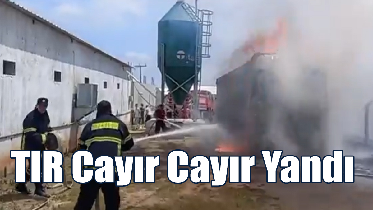 TIR Cayır Cayır Yandı