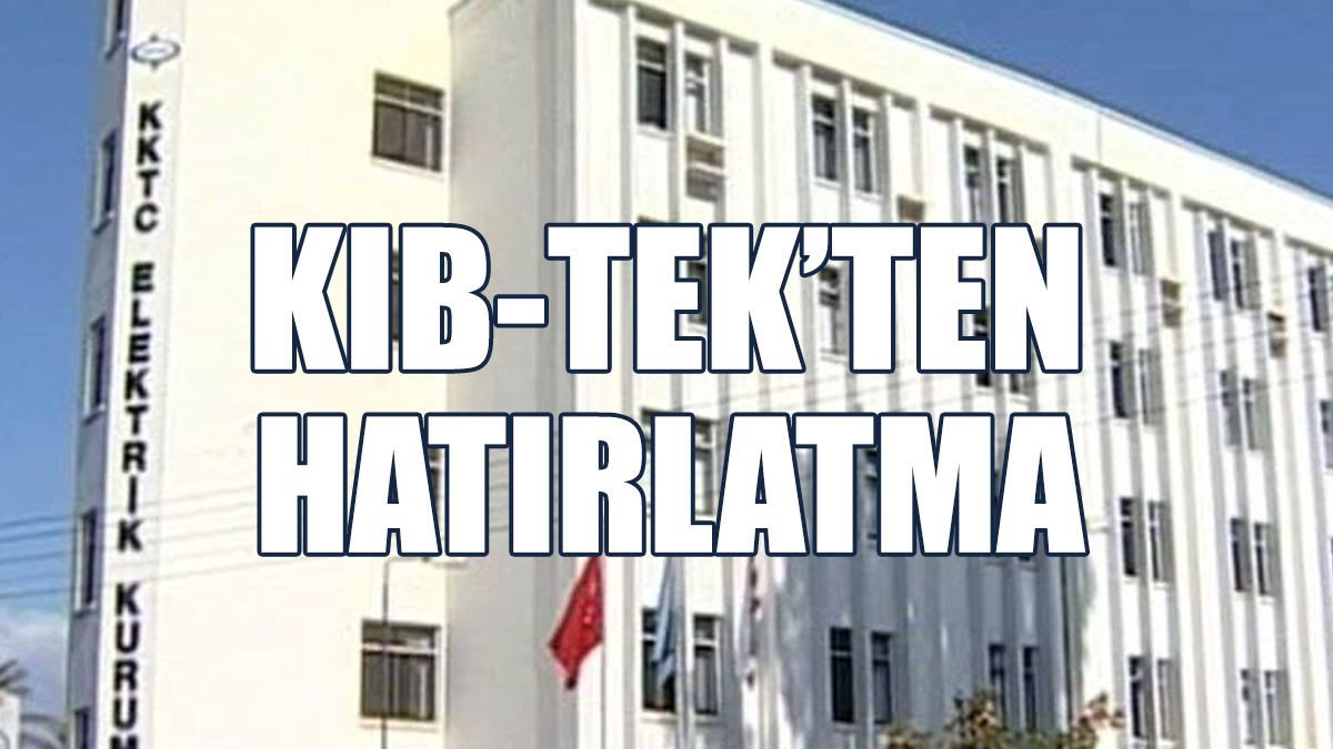 Kıb-Tek’ten Borç Yapılandırma Hatırlatması