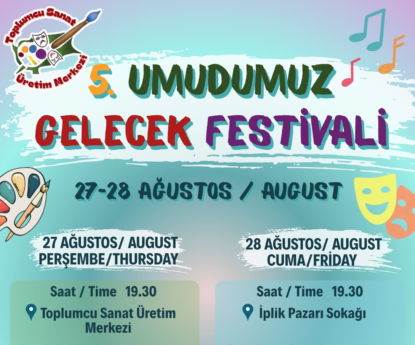5. Umudumuz Gelecek Festivali “Toplumsal Mücadele” konulu panel ile başlıyor