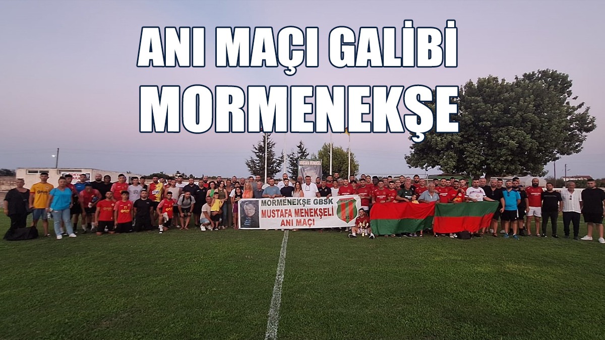 Mustafa Menekşeli Anı Maçı Oynandı