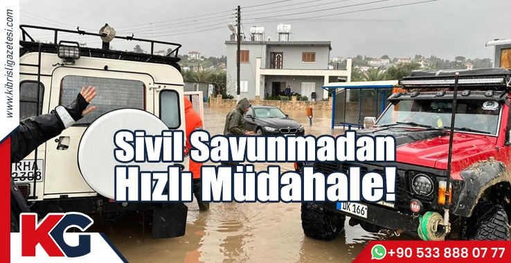 Sivil Savunmadan Hızlı Müdahale!