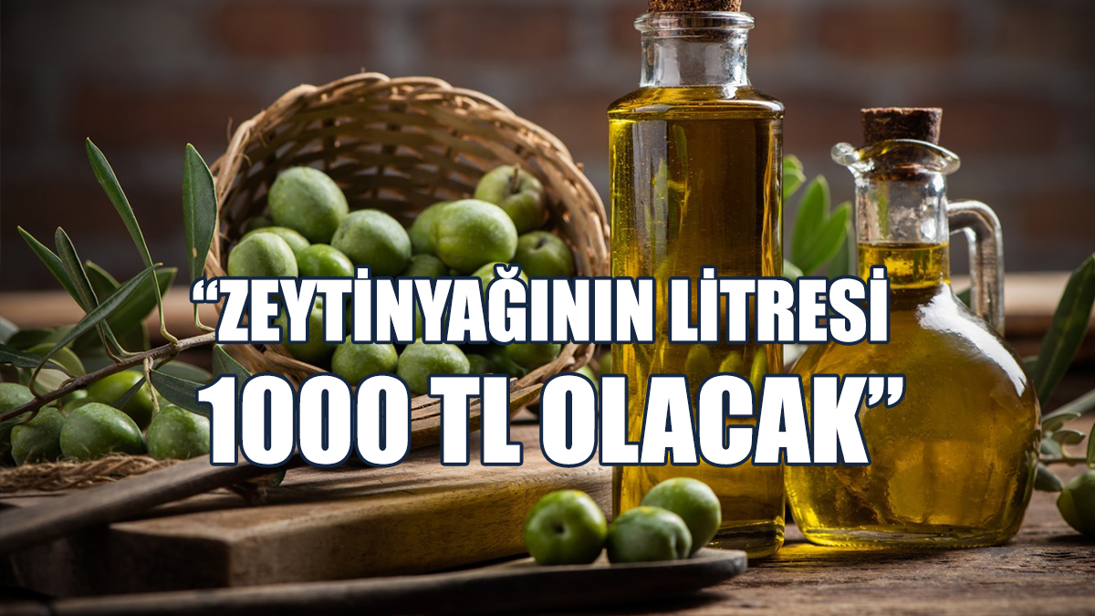Gazi Akıncı Uyardı: Zeytinyağının Litresi 1000 TL Olacak!